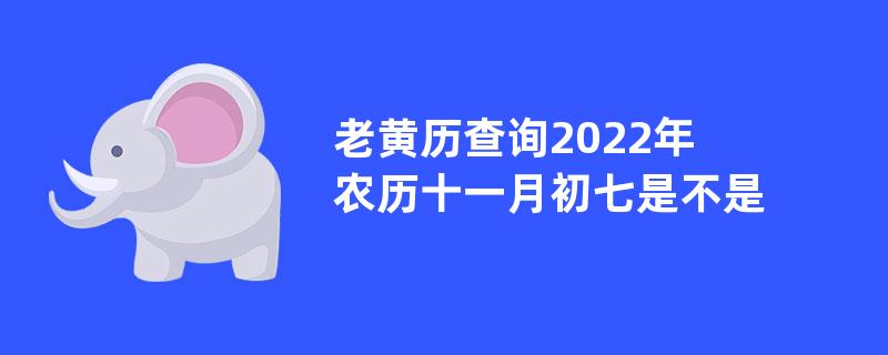 老黄历查询:2022年农历十一月初七是不是结婚嫁娶吉日