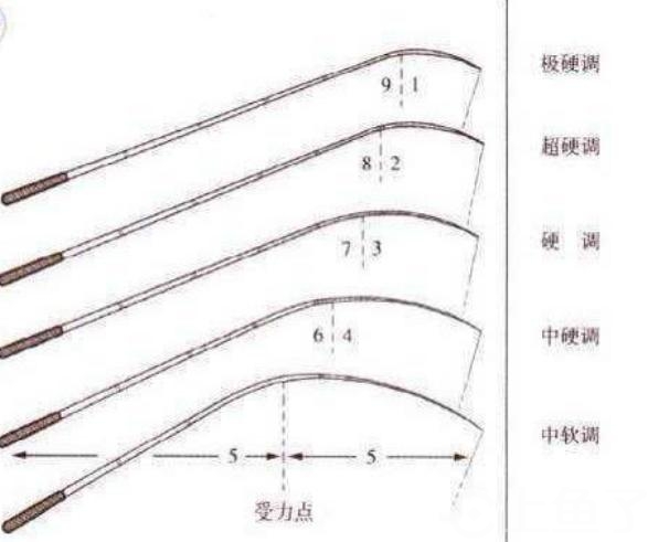 钓鱼竿19调和28调有什么区别