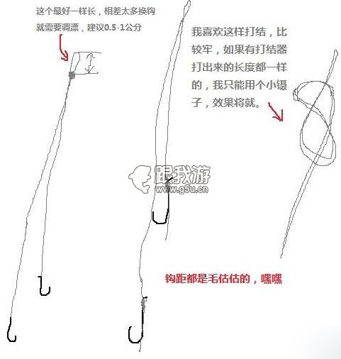 四海钓鱼大讲堂：教钓鱼新手绑双钩的方法，简单易学