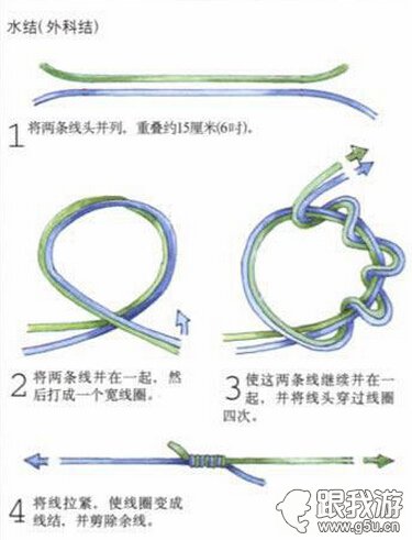 一看就会！鱼钩和鱼线的绑法图解