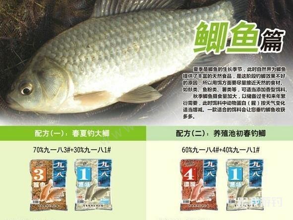 钓鱼经典商品鱼饵配方大全